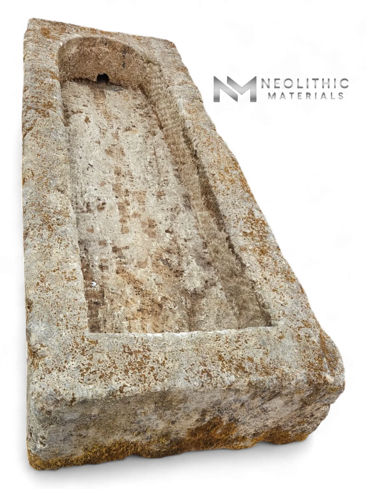 French Antique 19th Century Limestone Trough - Image 5